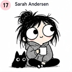 #017 Black-and-White Reaction Diary Cartoon