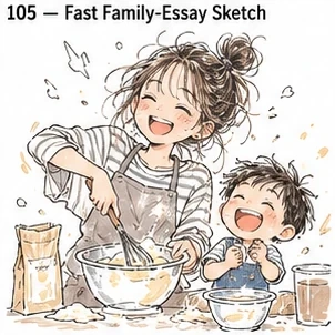 #105 Fast Family-Essay Sketch