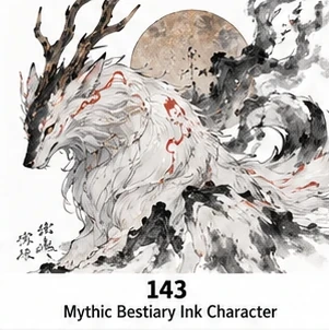 #143 Mythic Bestiary Ink Character