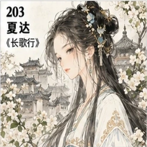 #203 Classical Chinese Fine-Line Manga