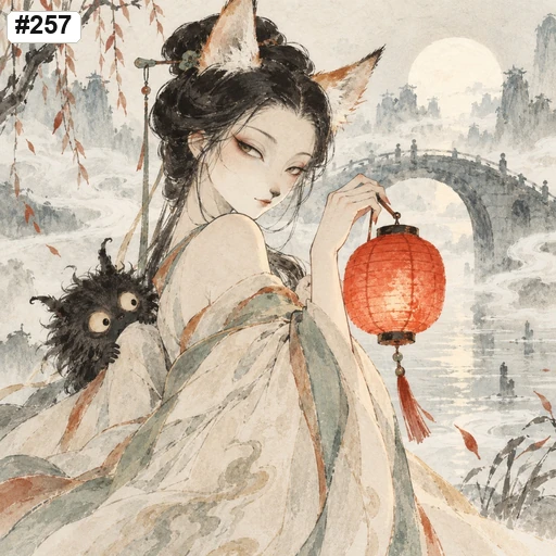 #257 Airy Chinese Ink Fantasy Animation