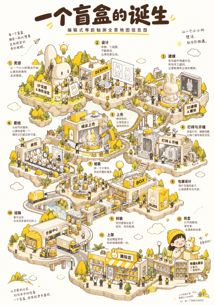 IG-034 编辑式等距轴测全景地图信息图